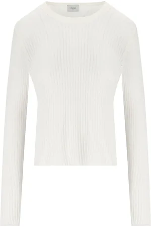 CRUNA Femme, Pulls, Blanc, Taille: 42 FR Pulls à col rond