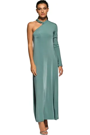 MOSKADA Femme, Robes, Bleu, Taille: 38 FR Maxi Robes