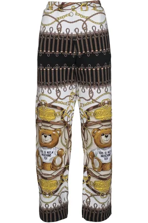 Moschino Femme, Pantalons, Multicolore, Taille: 38 FR Wide Pantalons