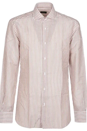 BARBA Homme, Chemises, Brun, Taille: 2XL Casual Chemises