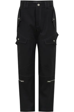 DION LEE Femme, Pantalons, Noir, Taille: 38 FR Tapered Pantalons