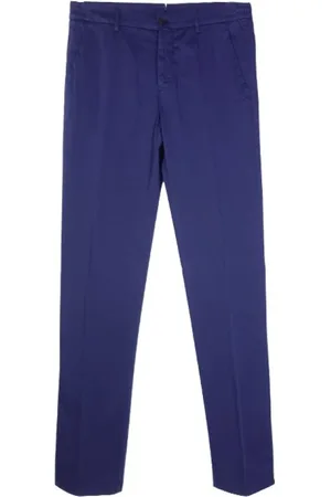 Berwich Homme, Pantalons, Bleu, Taille: L Chinos