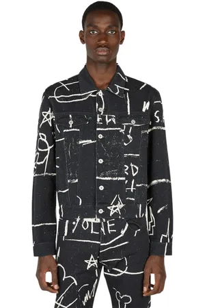Honey Fucking Dijon Homme, Vestes, Noir, Taille: S Veste en Denim