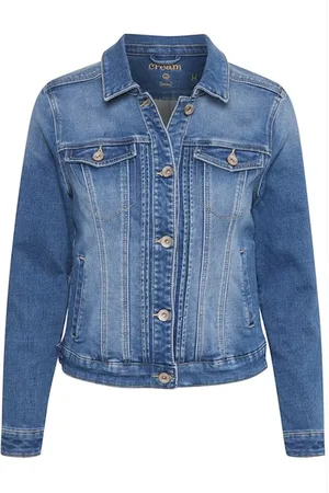 Cream Femme, Vestes, Bleu, Taille: 40 FR Veste en Denim