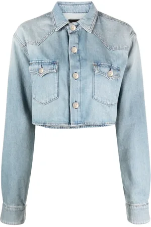 3x1 Femme, Vestes, Bleu, Taille: 40 FR Veste en Denim