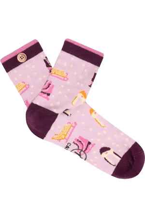 Cabaia Femme, Sous-vêtements, Violet, Taille: ONE Size Chaussettes inséparables motifs - .