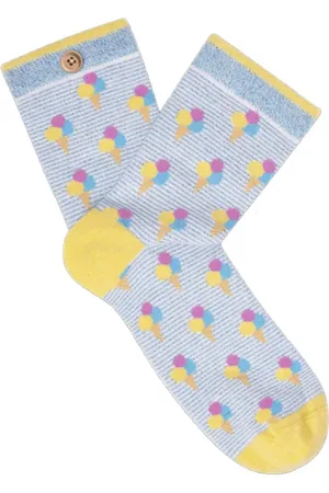 Cabaia Femme, Sous-vêtements, Bleu, Taille: ONE Size Chaussettes inséparables motifs - .