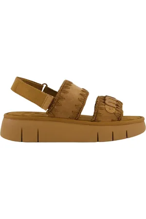 Mou Femme, Chaussures, Brun, Taille: 40 EU Flat Sandales