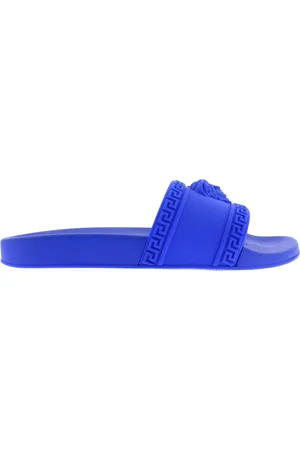 VERSACE Homme, Chaussures, Bleu, Taille: 43 EU Flip Flops