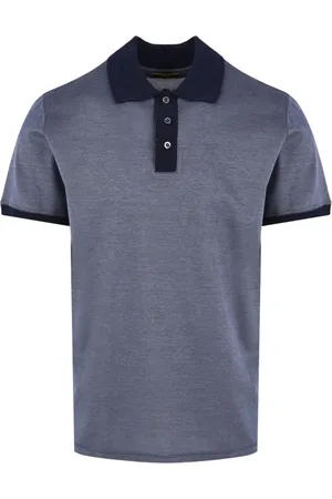 MOORER Homme, Tops, Bleu, Taille: L T-shirts et Polos Bleus