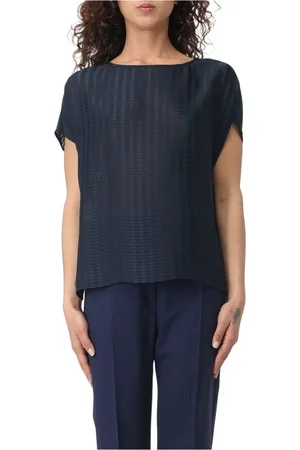 Giorgio Armani Femme, Blouses et Chemises, Bleu, Taille: 36 FR Blouses