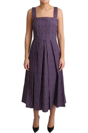 Dolce & Gabbana Femme, Robes, Violet, Taille: 38 FR Robe d`été