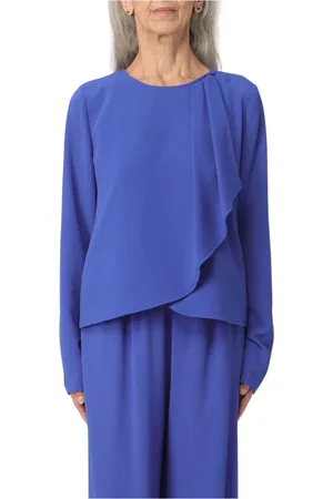 Giorgio Armani Femme, Blouses et Chemises, Bleu, Taille: 38 FR Blouses
