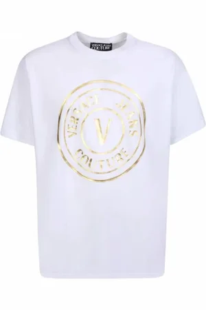 VERSACE Homme, Tops, Blanc, Taille: M T-Chemises