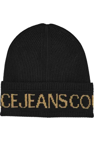 VERSACE Femme, Accessoires, Noir, Taille: ONE Size Beanies