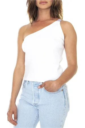 ARIES Femme, Tops, Blanc, Taille: 40 FR Top sans manches