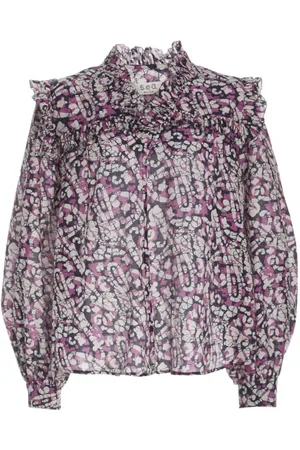 SEA Femme, Blouses et Chemises, Violet, Taille: 38 FR Blouses
