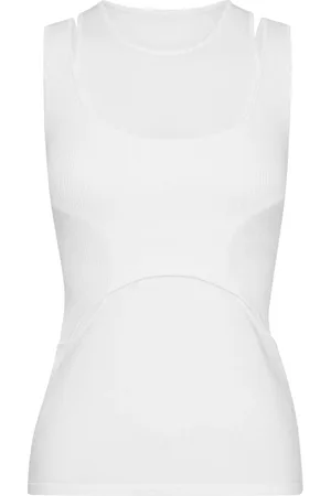 DION LEE Femme, Tops, Blanc, Taille: 36 FR Top sans manches