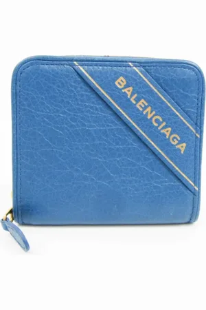 Balenciaga Femme, Pre-owned, Bleu, Taille: ONE Size Pre-owned Cuir petite-maroquinerie