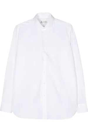 LUIGI BORRELLI NAPOLI Homme, Chemises, Blanc, Taille: L Formal Chemises