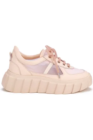 AGL ATTILIO GIUSTI LEOMBRUNI Femme, Chaussures, Rose, Taille: 39 EU Rose Casual Compensées Fermées Baskets