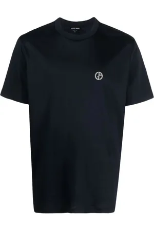 Giorgio Armani Homme, Tops, Bleu, Taille: 4XL T-Chemises