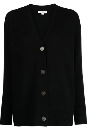 Vince Femme, Pulls, Noir, Taille: 36 FR Cardigans