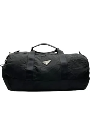 Prada Femme, Pre-owned, Noir, Taille: ONE Size Pre-owned Tissu sacs-prada
