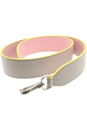 Fendi Femme, Pre-owned, Gris, Taille: ONE Size Pre-owned Cuir accessoires-de-bureau