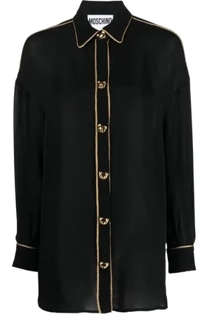 Moschino Femme, Blouses et Chemises, Noir, Taille: 36 FR Blouses