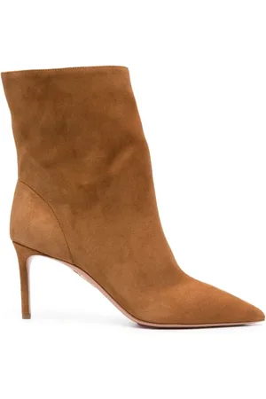Aquazzura Femme, Chaussures, Brun, Taille: 36 EU Bottes à cheville