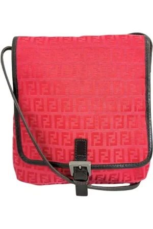 Fendi Femme, Pre-owned, Rose, Taille: ONE Size Pre-owned Toile sacs-fendi