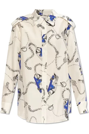 Burberry Femme, Blouses et Chemises, Multicolore, Taille: 34 FR Chemise en soie