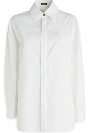 VERSACE Femme, Blouses et Chemises, Blanc, Taille: 36 FR Chemise
