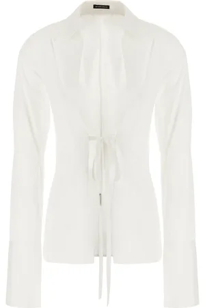 ANN DEMEULEMEESTER Femme, Blouses et Chemises, Blanc, Taille: 38 FR Chemises Élégantes
