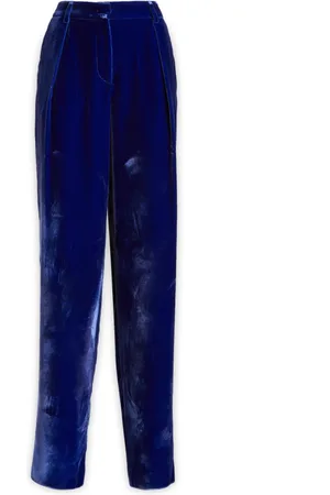 Giorgio Armani Femme, Pantalons, Bleu, Taille: 38 FR Pantalon droit