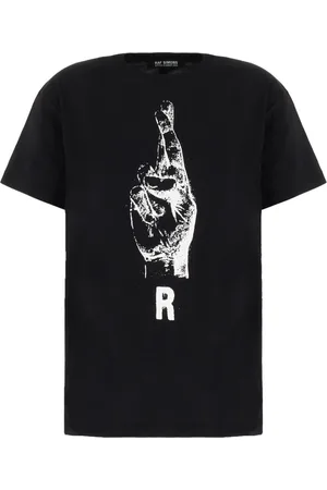 RAF SIMONS Femme, Tops, Noir, Taille: 38 FR T-Shirt Classique
