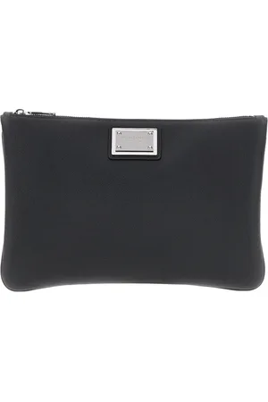 Dolce & Gabbana Homme, Sacs, Noir, Taille: ONE Size Pochette Chic