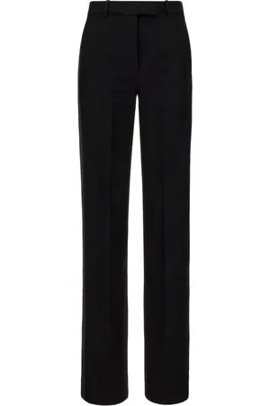 VERSACE Femme, Pantalons, Noir, Taille: 38 FR Straight Pantalons