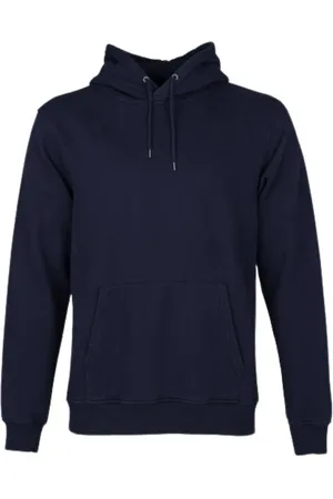Colorful Standard Homme, Sweatshirts et sweats à capuche, Bleu, Taille: M Clique Hood
