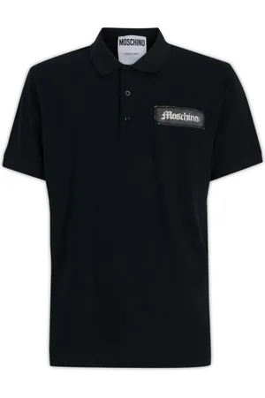 Moschino Homme, Tops, Noir, Taille: S Polo Classique