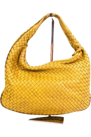 Bottega Veneta Femme, Pre-owned, Jaune, Taille: ONE Size Pre-owned Cuir sacs-main