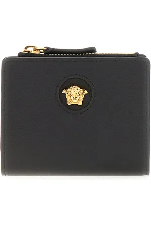 VERSACE Femme, Accessoires, Noir, Taille: ONE Size Portefeuille de luxe pour femmes