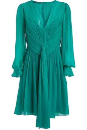 Alberta Ferretti Femme, Robes, Vert, Taille: 38 FR Midi Robes