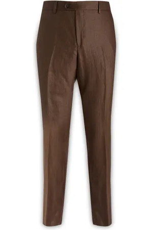 Brian Dales Homme, Pantalons, Brun, Taille: M Pantalon Chic