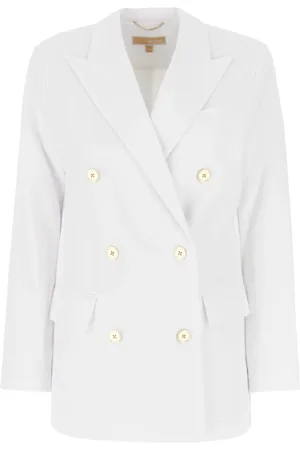 Michael Kors Femme, Vestes, Blanc, Taille: 34 FR Blazers