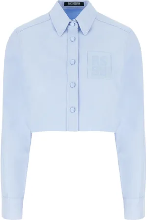 RAF SIMONS Femme, Blouses et Chemises, Bleu, Taille: 40 FR Chemises Stylish