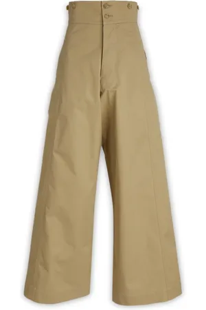 Quira Femme, Pantalons, Brun, Taille: 40 FR Wide Pantalons