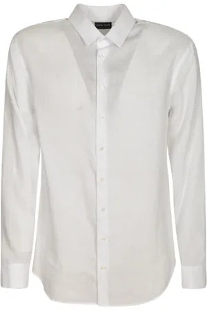 Giorgio Armani Homme, Chemises, Blanc, Taille: 3XL Formal Chemises