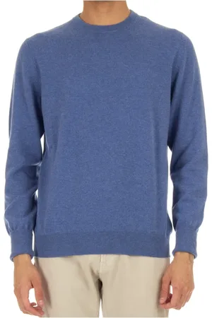 BALLANTYNE Homme, Pulls, Bleu, Taille: M Pulls à col rond